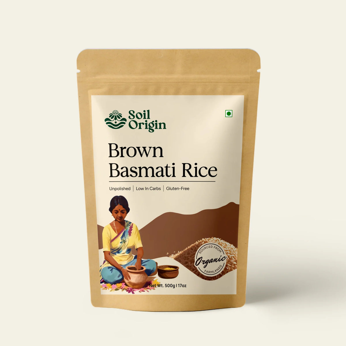 Organic Brown Basmati Rice – 2 lb